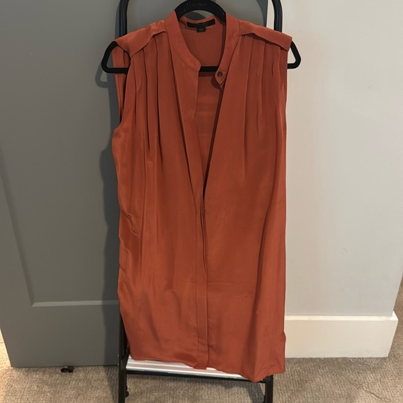 AllSaints Burnt Orange Dress - Picture 1 of 4